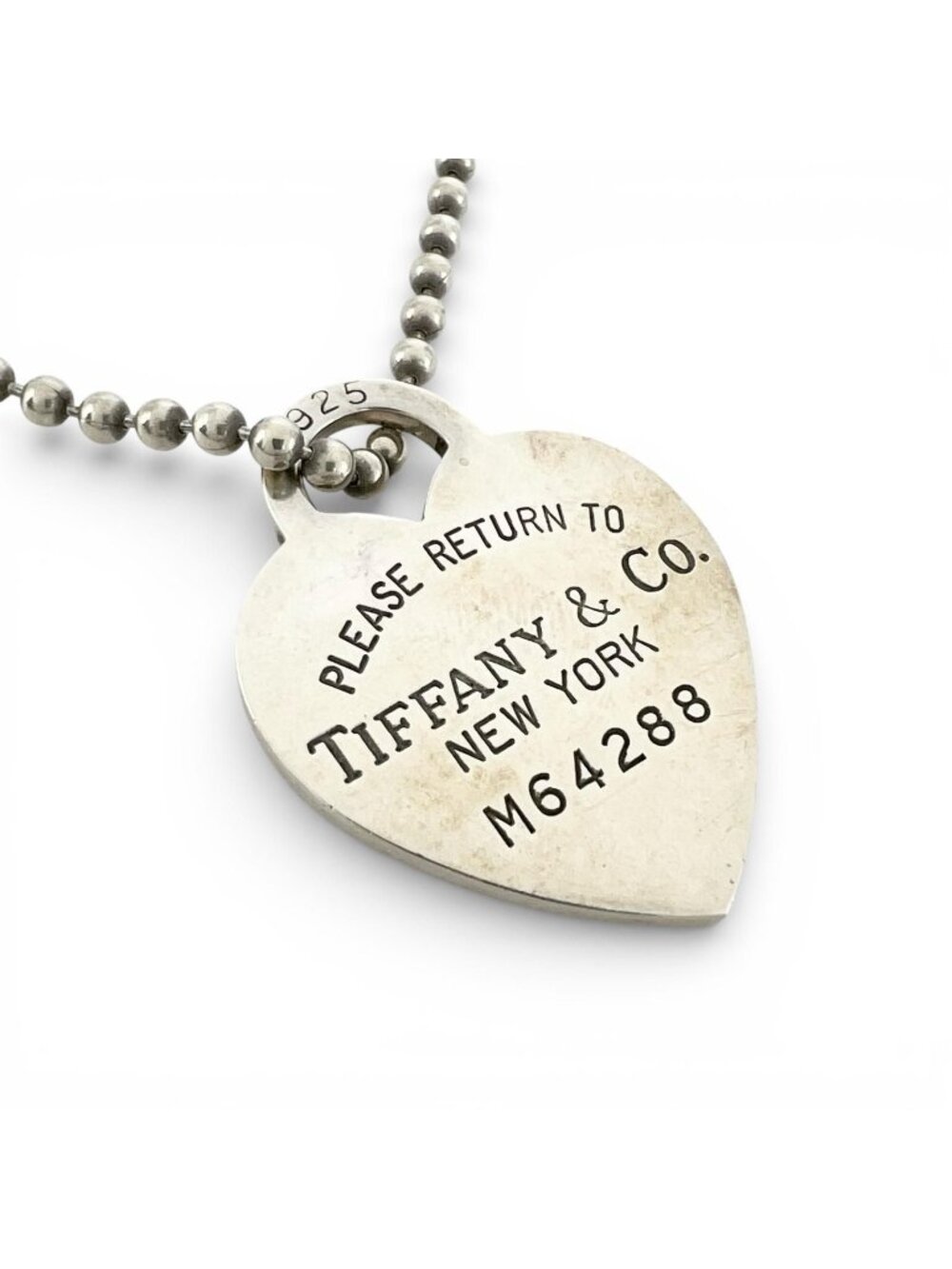 Tiffany & Co Necklace 925 Sterling Silver Return to Heart